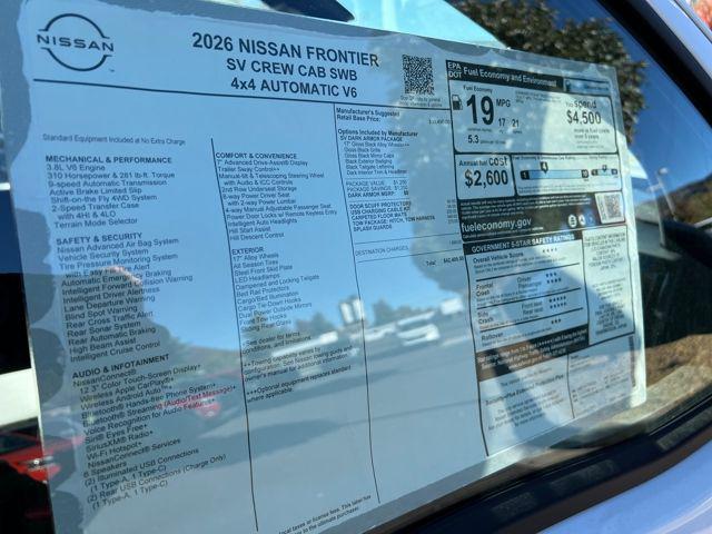 2026 Nissan Frontier Crew Cab SV 4x4