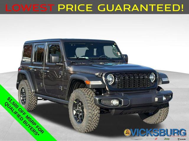 2026 Jeep Wrangler WRANGLER 4-DOOR WILLYS 2026 Jeep Wrangler WRANGLER 4-DOOR WILLYS