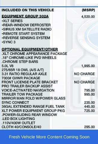 2018 Ford F-150 XLT 2018 Ford F-150 XLT