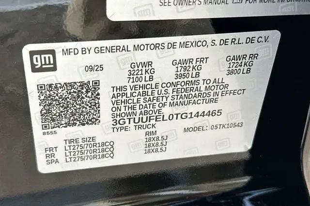 2026 GMC Sierra 1500 Crew Cab, Short Bed, AT4X, 4WD