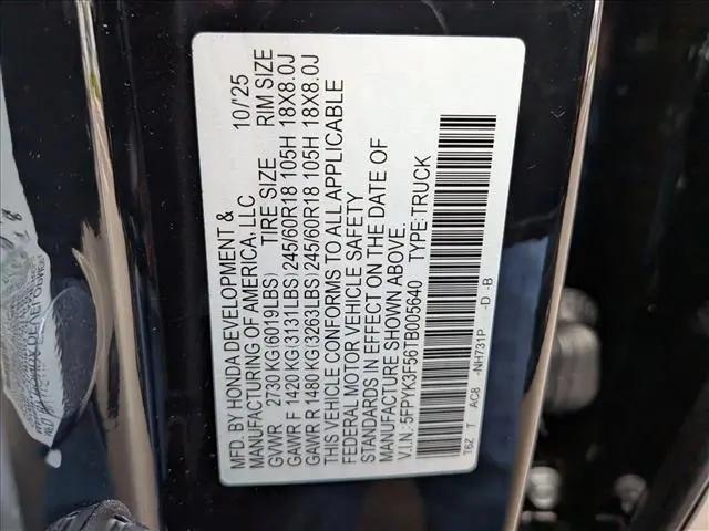 2026 Honda Ridgeline RTL