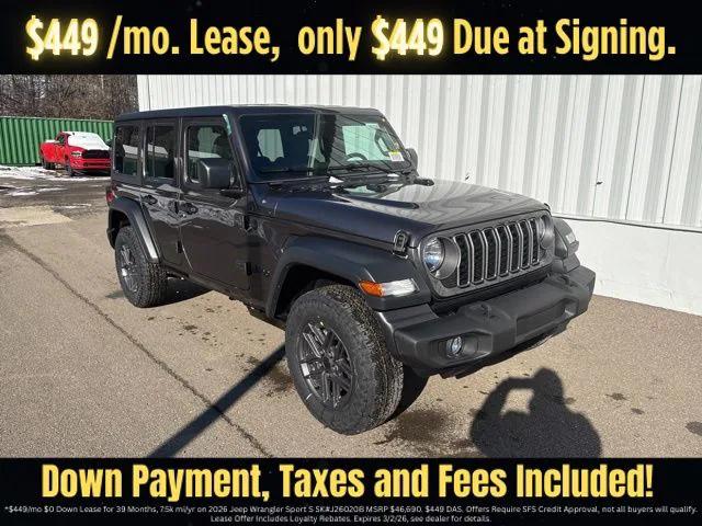 2026 Jeep Wrangler WRANGLER 4-DOOR SPORT S 2026 Jeep Wrangler WRANGLER 4-DOOR SPORT S