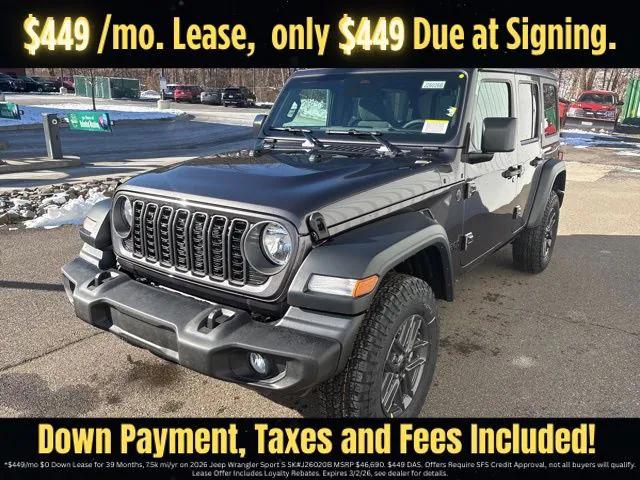 2026 Jeep Wrangler WRANGLER 4-DOOR SPORT S 2026 Jeep Wrangler WRANGLER 4-DOOR SPORT S