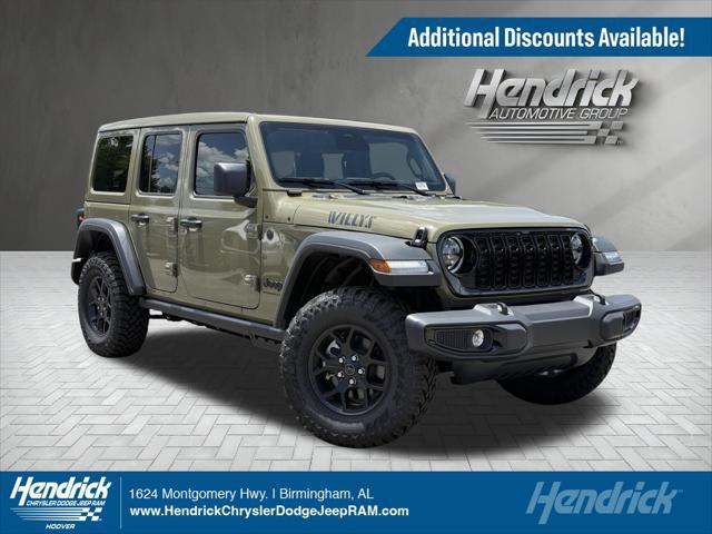 2026 Jeep Wrangler 4-Door Willys 4x4 for sale in Hoover, AL