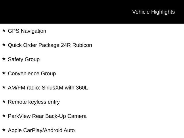 2026 Jeep Wrangler WRANGLER 4-DOOR RUBICON