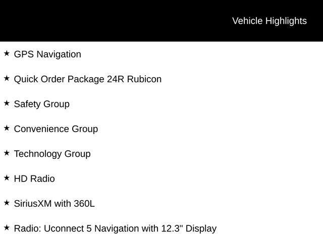 2026 Jeep Wrangler WRANGLER 4-DOOR RUBICON 2026 Jeep Wrangler WRANGLER 4-DOOR RUBICON