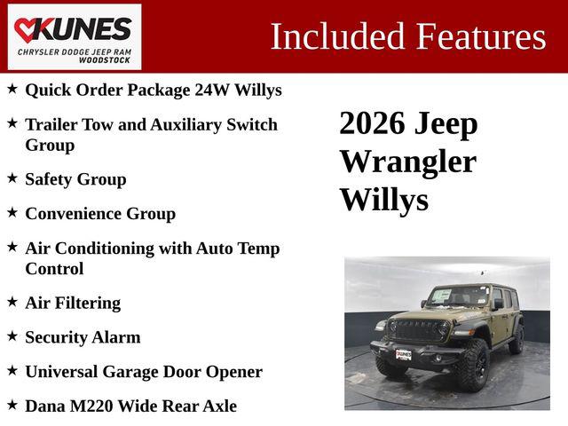 2026 Jeep Wrangler WRANGLER 4-DOOR WILLYS