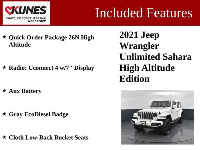 2021 Jeep Wrangler Unlimited High Altitude 4x4 2021 Jeep Wrangler Unlimited High Altitude 4x4