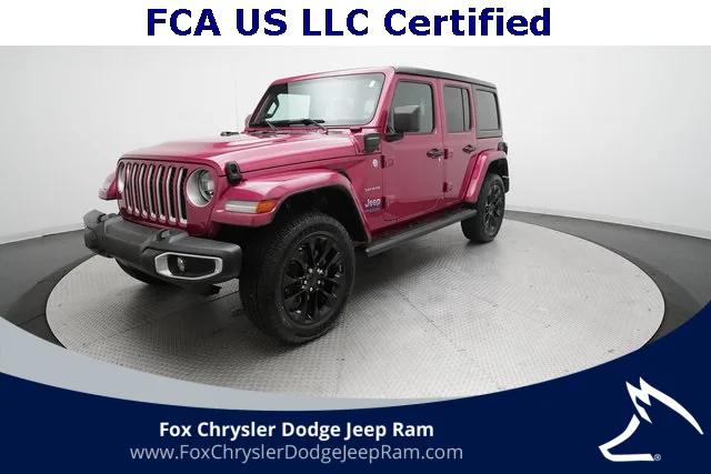 2021 Jeep Wrangler 4xe Unlimited Sahara 4x4 2021 Jeep Wrangler 4xe Unlimited Sahara 4x4