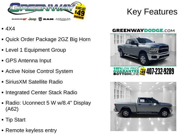 2024 RAM 2500 Big Horn Crew Cab 4x4 64 Box