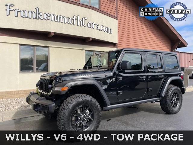 2024 Jeep Wrangler 4-Door Willys 4x4 2024 Jeep Wrangler 4-Door Willys 4x4
