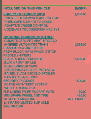 2022 Ford Mustang GT Premium Fastback 2022 Ford Mustang GT Premium Fastback