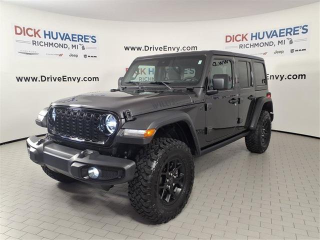 2024 Jeep Wrangler 4-Door Willys 4x4 2024 Jeep Wrangler 4-Door Willys 4x4