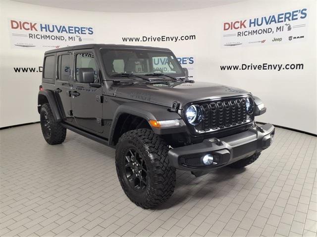 2024 Jeep Wrangler 4-Door Willys 4x4 2024 Jeep Wrangler 4-Door Willys 4x4