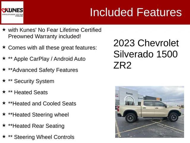 2023 Chevrolet Silverado 1500 4WD Crew Cab Short Bed ZR2 2023 Chevrolet Silverado 1500 4WD Crew Cab Short Bed ZR2