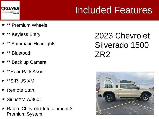 2023 Chevrolet Silverado 1500 4WD Crew Cab Short Bed ZR2 2023 Chevrolet Silverado 1500 4WD Crew Cab Short Bed ZR2