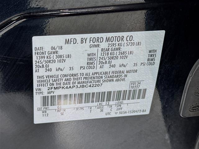 2018 Ford Edge Sport