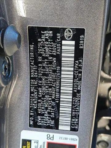 2017 Toyota Camry XSE