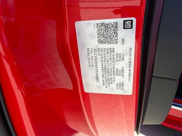 2026 Chevrolet Corvette Stingray Coupe, 2LT, RWD