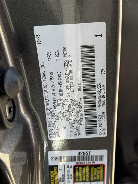 2026 Toyota Tundra SR Double Cab 6.5' Bed