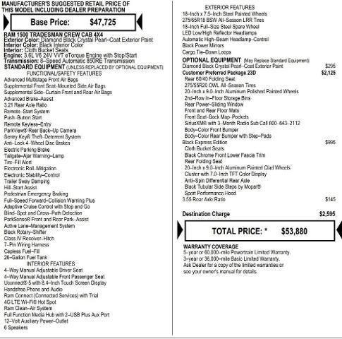 2026 RAM Ram 1500 RAM 1500 EXPRESS CREW CAB 4X4 57 BOX