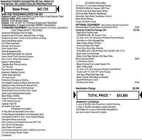 2026 RAM 1500 RAM 1500 EXPRESS CREW CAB 4X4 57 BOX