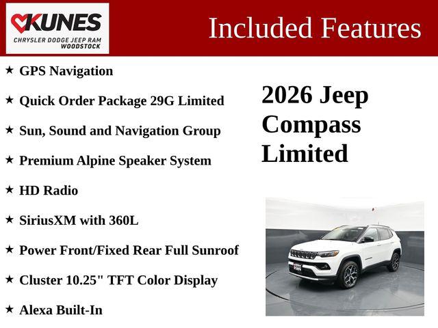 2026 Jeep Compass COMPASS LIMITED 4X4 2026 Jeep Compass COMPASS LIMITED 4X4