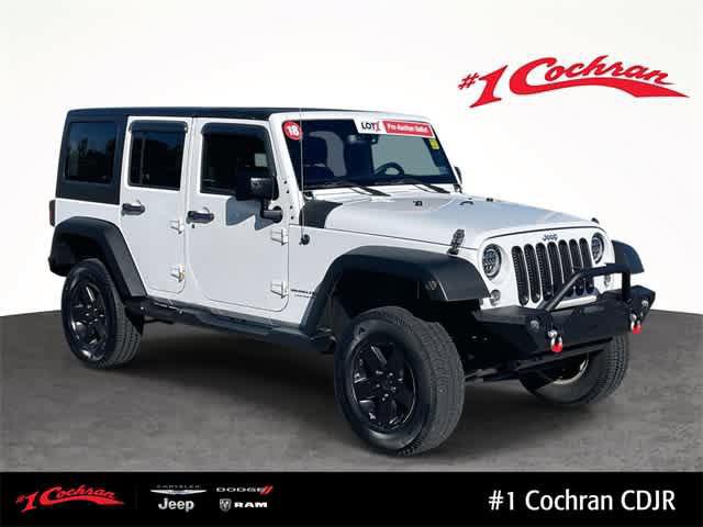 2018 Jeep Wrangler JK Unlimited Sport S 4x4 2018 Jeep Wrangler JK Unlimited Sport S 4x4