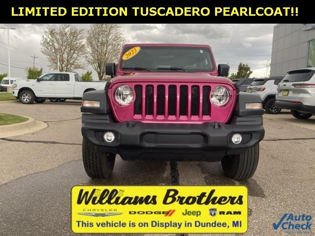 2022 Jeep Wrangler Unlimited Sport S 4x4 2022 Jeep Wrangler Unlimited Sport S 4x4