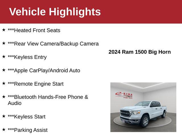 2024 RAM 1500 Big Horn Crew Cab 4x4 57 Box 2024 RAM 1500 Big Horn Crew Cab 4x4 57 Box