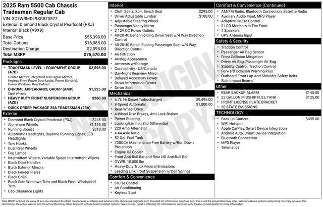 2025 Ram 5500 Tradesman/Big Horn