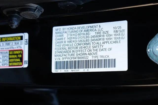 2026 Honda Ridgeline Black Edition