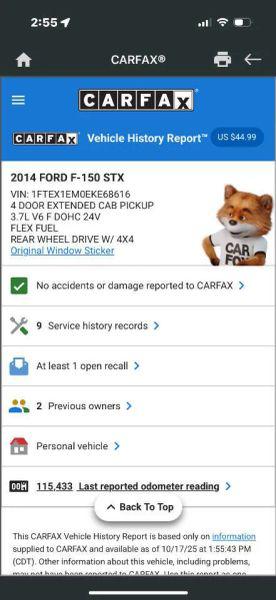2014 Ford F-150 STX