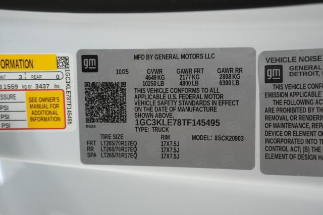 2026 Chevrolet Silverado 2500HD Regular Cab, Long Bed, WT, 4WD