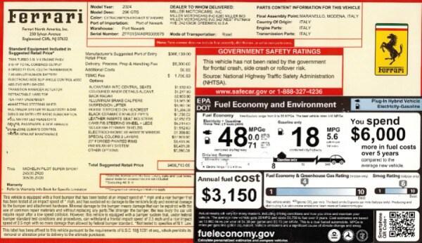 2024 Ferrari 296 GTS 