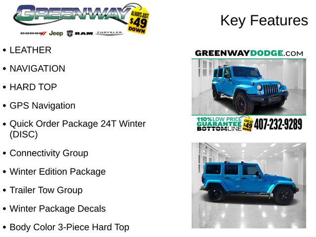 2017 Jeep Wrangler Unlimited Winter 4x4 2017 Jeep Wrangler Unlimited Winter 4x4