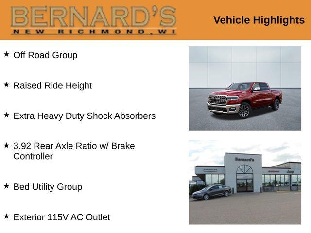 2026 RAM Ram 1500 RAM 1500 LIMITED LONGHORN CREW CAB 4X4 57 BOX