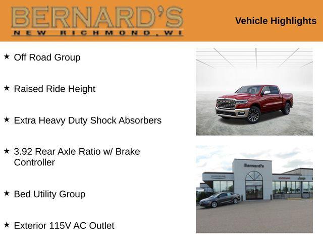 2026 RAM Ram 1500 RAM 1500 LIMITED LONGHORN CREW CAB 4X4 57 BOX