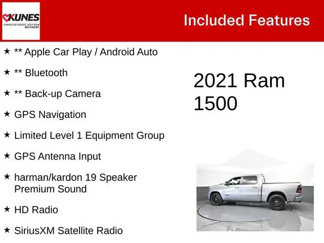 2021 RAM 1500 Limited Crew Cab 4x4 57 Box 2021 RAM 1500 Limited Crew Cab 4x4 57 Box