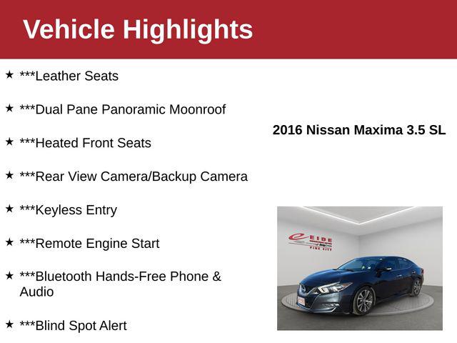 2016 Nissan Maxima 3.5 SL 2016 Nissan Maxima 3.5 SL