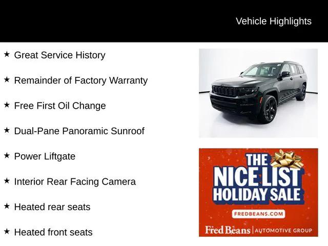 2025 Jeep Grand Cherokee L Limited 4x4 2025 Jeep Grand Cherokee L Limited 4x4