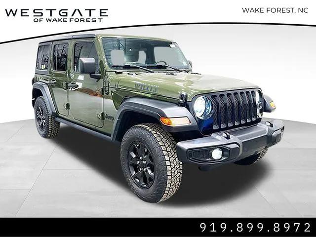 2020 Jeep Wrangler Unlimited Willys 4X4 2020 Jeep Wrangler Unlimited Willys 4X4