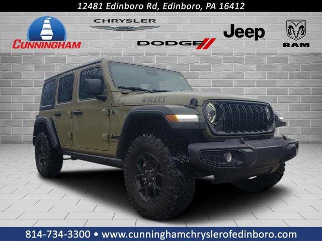2025 Jeep Wrangler 4-Door Willys 4x4 2025 Jeep Wrangler 4-Door Willys 4x4