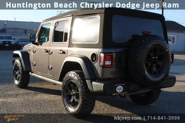 2021 Jeep Wrangler Unlimited Willys 4x4 2021 Jeep Wrangler Unlimited Willys 4x4