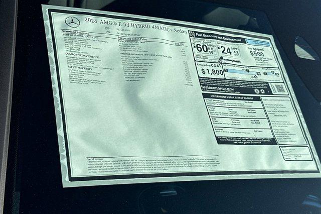 2026 Mercedes-Benz AMG E 53 E AMG E 53 E