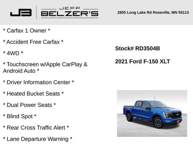 2021 Ford F-150 XLT 2021 Ford F-150 XLT