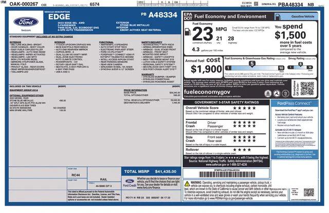 2023 Ford Edge SEL 2023 Ford Edge SEL