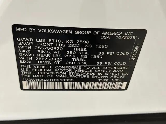 2026 Volkswagen Atlas SE with Technology