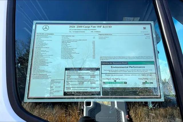 2026 Mercedes-Benz Sprinter 2500 Standard Roof 4-Cyl Diesel