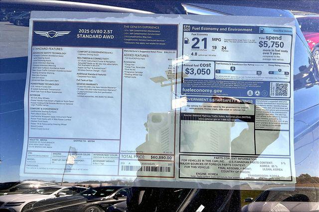 New 2025 Genesis GV80 For Sale in Olive Branch, MS